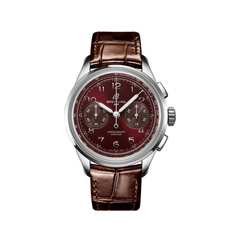 breitling premier burgundy